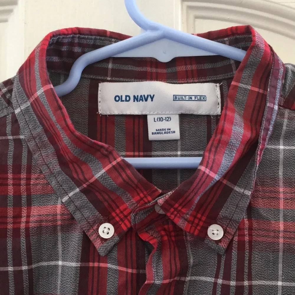 FINAL MARKDOWN Boys’ NWT Old Navy LS Button Down Shirt (L)
